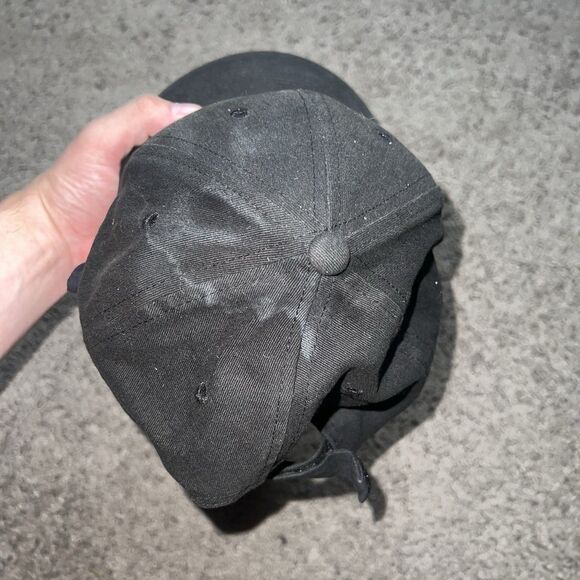 BMW Lifestyle Cap Hat Men's Black Hook & Loop Strap Embroidered BMW Logo - Picture 5 of 6